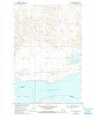 Red Mike Hill North Dakota Historical topographic map, 1:24000 scale, 7.5 X 7.5 Minute, Year 1969