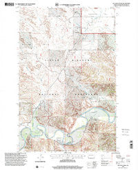 Red Wing Creek North Dakota Historical topographic map, 1:24000 scale, 7.5 X 7.5 Minute, Year 1997