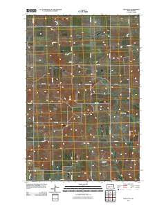 Red Butte North Dakota Historical topographic map, 1:24000 scale, 7.5 X 7.5 Minute, Year 2011