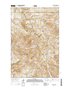 Red Butte North Dakota Current topographic map, 1:24000 scale, 7.5 X 7.5 Minute, Year 2014
