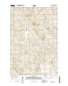Red Butte SW North Dakota Current topographic map, 1:24000 scale, 7.5 X 7.5 Minute, Year 2014