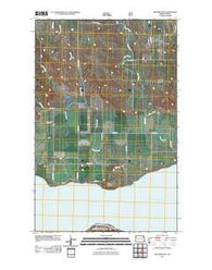 Red Mike Hill North Dakota Historical topographic map, 1:24000 scale, 7.5 X 7.5 Minute, Year 2011