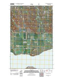 Red Mike Hill North Dakota Historical topographic map, 1:24000 scale, 7.5 X 7.5 Minute, Year 2011