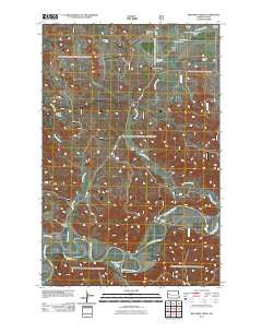 Red Wing Creek North Dakota Historical topographic map, 1:24000 scale, 7.5 X 7.5 Minute, Year 2011