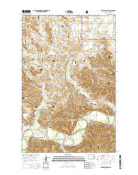 Red Wing Creek North Dakota Current topographic map, 1:24000 scale, 7.5 X 7.5 Minute, Year 2014