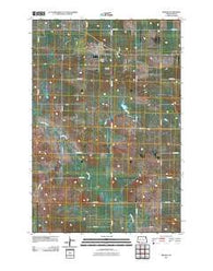 Reeder North Dakota Historical topographic map, 1:24000 scale, 7.5 X 7.5 Minute, Year 2011