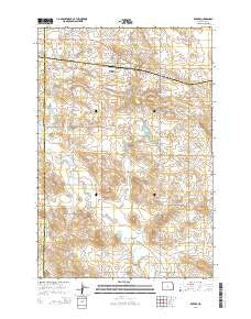 Reeder North Dakota Current topographic map, 1:24000 scale, 7.5 X 7.5 Minute, Year 2014