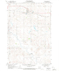 Reeder North Dakota Historical topographic map, 1:24000 scale, 7.5 X 7.5 Minute, Year 1969