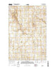 Regan North Dakota Current topographic map, 1:24000 scale, 7.5 X 7.5 Minute, Year 2014