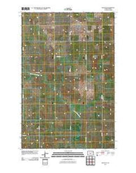 Regan SE North Dakota Historical topographic map, 1:24000 scale, 7.5 X 7.5 Minute, Year 2011