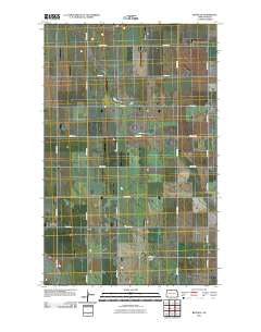 Renville North Dakota Historical topographic map, 1:24000 scale, 7.5 X 7.5 Minute, Year 2011