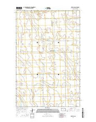 Renville North Dakota Current topographic map, 1:24000 scale, 7.5 X 7.5 Minute, Year 2014