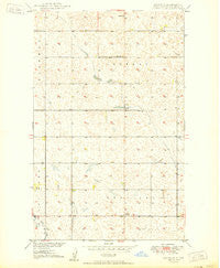 Renville North Dakota Historical topographic map, 1:24000 scale, 7.5 X 7.5 Minute, Year 1950