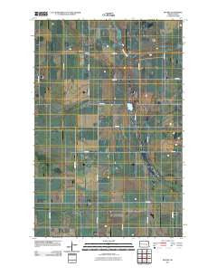 Revere North Dakota Historical topographic map, 1:24000 scale, 7.5 X 7.5 Minute, Year 2011
