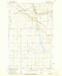 Revere North Dakota Historical topographic map, 1:24000 scale, 7.5 X 7.5 Minute, Year 1961