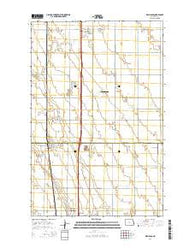 Reynolds North Dakota Current topographic map, 1:24000 scale, 7.5 X 7.5 Minute, Year 2014