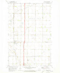 Reynolds North Dakota Historical topographic map, 1:24000 scale, 7.5 X 7.5 Minute, Year 1971