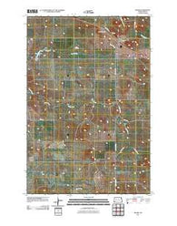 Rhame North Dakota Historical topographic map, 1:24000 scale, 7.5 X 7.5 Minute, Year 2011