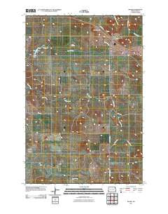 Rhame North Dakota Historical topographic map, 1:24000 scale, 7.5 X 7.5 Minute, Year 2011
