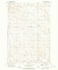 Rhame SE North Dakota Historical topographic map, 1:24000 scale, 7.5 X 7.5 Minute, Year 1973