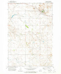 Rhame North Dakota Historical topographic map, 1:24000 scale, 7.5 X 7.5 Minute, Year 1973