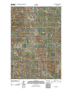 Rhame SE North Dakota Historical topographic map, 1:24000 scale, 7.5 X 7.5 Minute, Year 2011