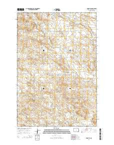 Rhame SE North Dakota Current topographic map, 1:24000 scale, 7.5 X 7.5 Minute, Year 2014