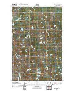 Rice Lake NW North Dakota Historical topographic map, 1:24000 scale, 7.5 X 7.5 Minute, Year 2011