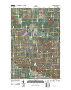 Richardton North Dakota Historical topographic map, 1:24000 scale, 7.5 X 7.5 Minute, Year 2011