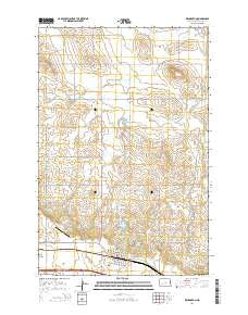 Richardton North Dakota Current topographic map, 1:24000 scale, 7.5 X 7.5 Minute, Year 2014