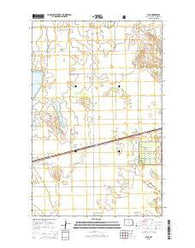 Riga North Dakota Current topographic map, 1:24000 scale, 7.5 X 7.5 Minute, Year 2014
