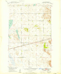Riga North Dakota Historical topographic map, 1:24000 scale, 7.5 X 7.5 Minute, Year 1949
