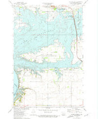 Riverdale North North Dakota Historical topographic map, 1:24000 scale, 7.5 X 7.5 Minute, Year 1972