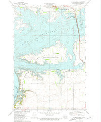 Riverdale North North Dakota Historical topographic map, 1:24000 scale, 7.5 X 7.5 Minute, Year 1972