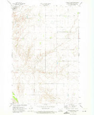Riverdale South North Dakota Historical topographic map, 1:24000 scale, 7.5 X 7.5 Minute, Year 1972