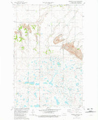 Robinson Coulee North Dakota Historical topographic map, 1:24000 scale, 7.5 X 7.5 Minute, Year 1981