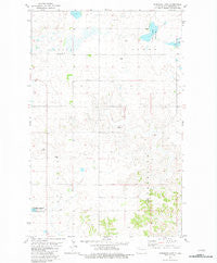 Robinson Lake North Dakota Historical topographic map, 1:24000 scale, 7.5 X 7.5 Minute, Year 1981