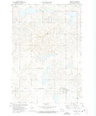 Robinson North Dakota Historical topographic map, 1:24000 scale, 7.5 X 7.5 Minute, Year 1972