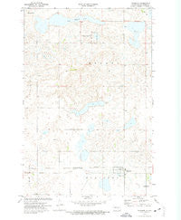 Robinson North Dakota Historical topographic map, 1:24000 scale, 7.5 X 7.5 Minute, Year 1972