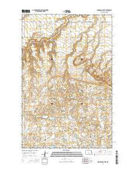 Robinson Coulee North Dakota Current topographic map, 1:24000 scale, 7.5 X 7.5 Minute, Year 2014
