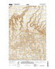 Robinson Coulee North Dakota Current topographic map, 1:24000 scale, 7.5 X 7.5 Minute, Year 2014