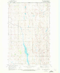 Rock Lake NW North Dakota Historical topographic map, 1:24000 scale, 7.5 X 7.5 Minute, Year 1969