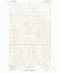 Rock Lake SE North Dakota Historical topographic map, 1:24000 scale, 7.5 X 7.5 Minute, Year 1970