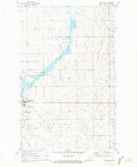 Rock Lake North Dakota Historical topographic map, 1:24000 scale, 7.5 X 7.5 Minute, Year 1970