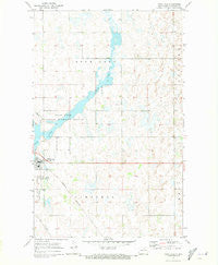 Rock Lake North Dakota Historical topographic map, 1:24000 scale, 7.5 X 7.5 Minute, Year 1970