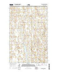 Rock Lake NW North Dakota Current topographic map, 1:24000 scale, 7.5 X 7.5 Minute, Year 2014