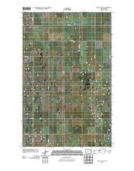 Rock Lake SE North Dakota Historical topographic map, 1:24000 scale, 7.5 X 7.5 Minute, Year 2011