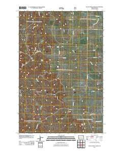 Rocky Ridge North North Dakota Historical topographic map, 1:24000 scale, 7.5 X 7.5 Minute, Year 2011