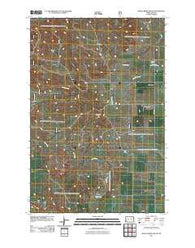 Rocky Ridge South North Dakota Historical topographic map, 1:24000 scale, 7.5 X 7.5 Minute, Year 2011