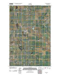 Rogers North Dakota Historical topographic map, 1:24000 scale, 7.5 X 7.5 Minute, Year 2011